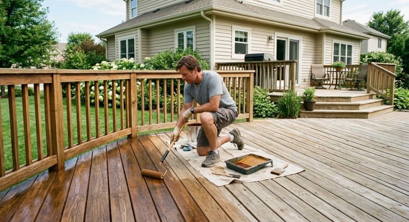Concrete Deck Sealing in Gig Harbor, WA