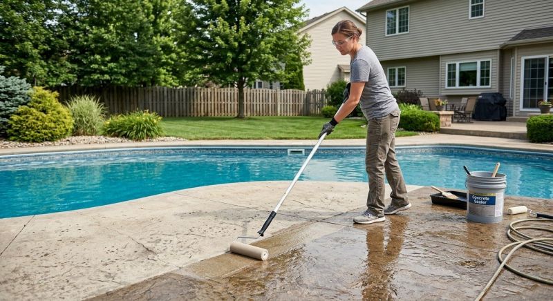 Porch Concrete Sealing in Alpharetta, GA